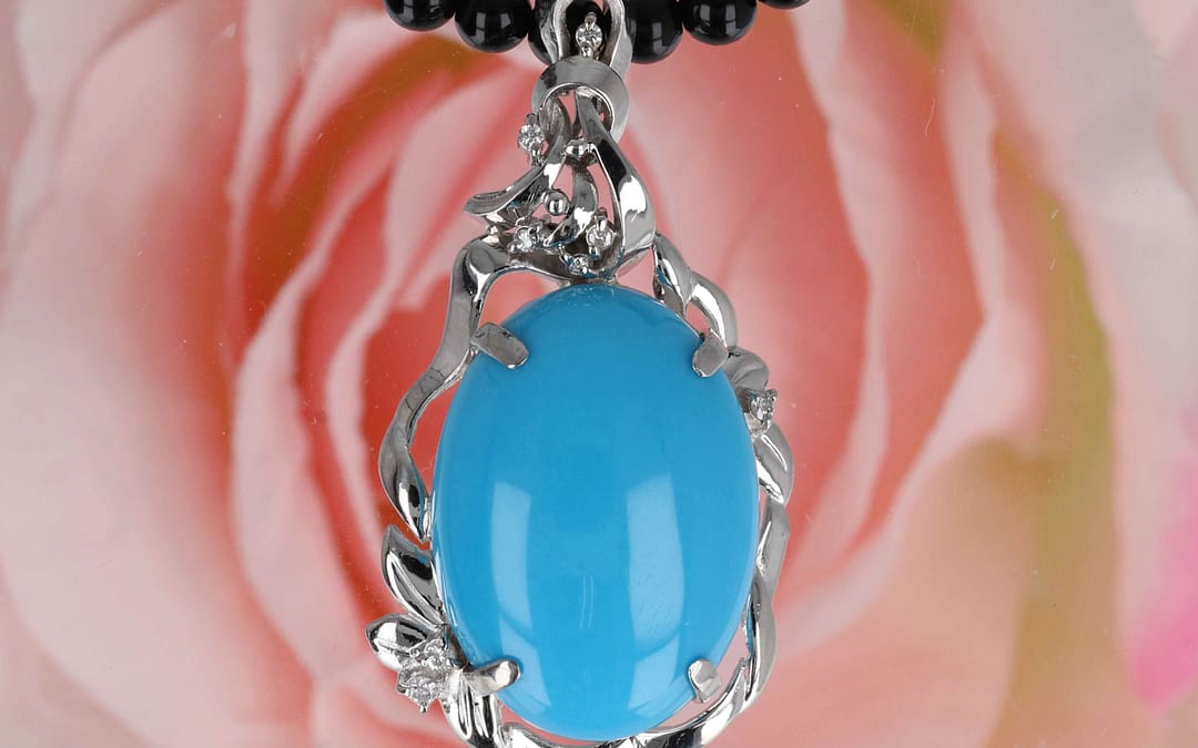 トルコ石の指輪をペンダントにジュエリーリフォーム