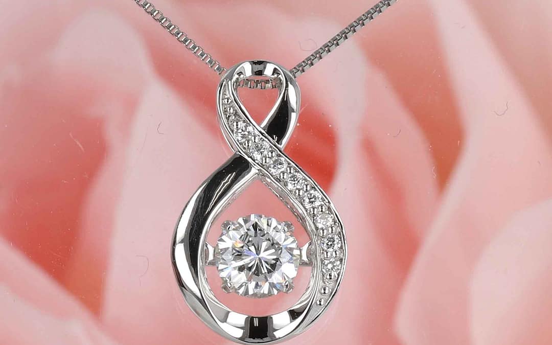 立爪のリングをダンシングペンダントにジュエリーリフォーム